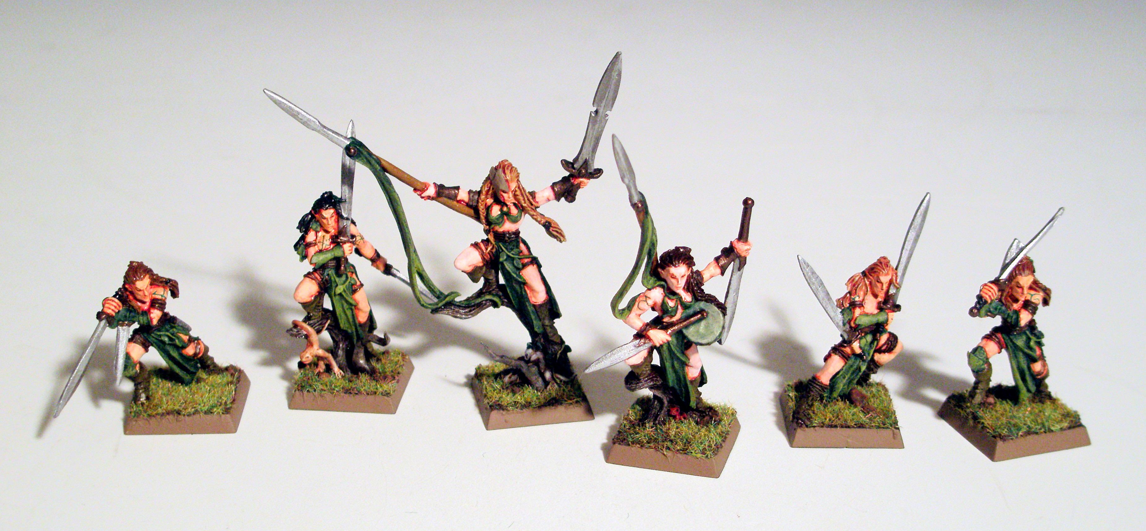 Wardancer, Warhammer Fantasy, Wood Elves Wardancer Troupe Gallery